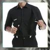 Elastische breite schwarze Herren-Hosenträger, stark für Produktbild-Vorschau 9
