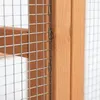 Mucola Hühnerstall Hühnerhaus Kaninchenkäfig Holz Stall Produktbild-Vorschau 14