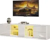 Błyszcząca szafka pod TV 160 cm z oświetleniem LED - Z 2 Podgląd zdjęcia produktu 1