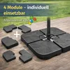 Sonnenschirmständer für Ampelschirme – befüllbare Produktbild-Vorschau 4