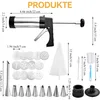 Konditormaschine aus Edelstahl, mit 13 Schablonen und 9 Produktbild-Vorschau 6