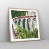 Gerahmtes Poster - Rahmen in heller Eiche - Viadukt Produktbild-Vorschau 8