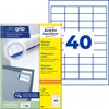 Avery Zweckform 3657, Universal-Etiketten, A4, Produktbild-Vorschau 1