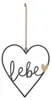 Gilde Hänger, Herz, "Lebe Liebe Lache", Schriftzug, Holz, Produktbild-Vorschau 4