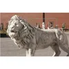 Löwe auf Podest für den Garten 77cm H Frostfest Produktbild-Vorschau 3