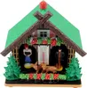 Wetterhaus Thermometer Schwarzwald 02 Dach grün mit Reh Produktbild-Vorschau 3