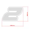 Startnummer Aufkleber 2er Set, Schrift Assen, # 2 grün Produktbild-Vorschau 3