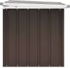 vidaXL Záhradný úložný box hnedý 129 x 67 x 65 cm Náhľad obrázku produktu 3