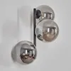 Isorella Wandlampe aus Metall/Glas in Schwarz/Rauch Produktbild-Vorschau 8