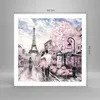 Poster - Poster ohne Rahmen - Paris Weg Illustration eiffle Produktbild-Vorschau 4