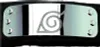 A close-up of a Konoha headband from Naruto Shippuden. Produktbild-Vorschau