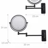 Relaxdays Kosmetikspiegel Wand, mit LED-Beleuchtung, Produktbild-Vorschau 4