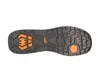 The sole of a black and orange Puma safety shoe is shown against a white background. Náhľad obrázku produktu