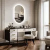 Miroir de salle de bain ovale Vrygle Bluetooth 50 x 80 cm, Voir les images du produit 10
