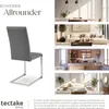 tectake® Set Schwingstuhl Bettina gepolstert mit Produktbild-Vorschau 6