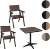 2er-Set Gartenstuhl+Gartentisch HWC-J95, Stuhl Tisch, Produktbild-Vorschau 8