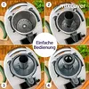 mixcover taglierina a spirale per tagliare tagliatelle di Anteprima dell’immagine prodotto 3