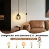 ZMH lampada a sospensione vintage a 1 fiamma: lampada a Anteprima dell’immagine prodotto 2