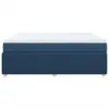 Boxspringbett mit Matratze Blau 200x200 cm Stoff Produktbild-Vorschau 5