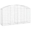 The Living Store Gabione mit Hochbogen 200x50x100/120 cm Produktbild-Vorschau 2