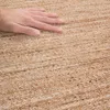 Teppichläufer - 75x160 cm - Beige - Waschbar - Rutschfest - Produktbild-Vorschau 9