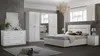 Schlafzimmer Set New Gemma in Weiß Silber Produktbild-Vorschau 1