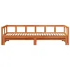 Tagesbett ohne Matratze Wachsbraun 90x190 cm Massivholz Produktbild-Vorschau 5