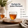 6er Set Kaffeegläser Teegläser Doppelwandige Thermogläser Produktbild-Vorschau 3
