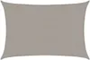 vidaXL Voile d'ombrage 160 g/m² Rectangulaire Gris clair Voir les images du produit 1