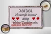 Holzschild Spruch 30x20cm Mama deine Tochter Herzen Produktbild-Vorschau 3