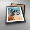 Gerahmtes Poster - Schwarzer Rahmen - Fahrrad Sport Helm - Produktbild-Vorschau 3