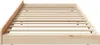 Maison Exclusive - posteľový rám hnedý 80 x 200 cm masívne Náhľad obrázku produktu 6