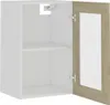 vidaXL Hängeglasschrank Lyon Sonoma-Eiche 40x31x60 cm Produktbild-Vorschau 5