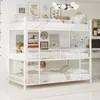 Driedubbel stapelbed 90x190 cm voor 3 slaapplaatsen, Productafbeelding-voorbeeld 1