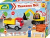 LENA®|Simm Truckies Set Baustelle Produktbild-Vorschau 1