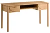 BELIANI Schreibtisch Hellbraun MDF 140 x 50 cm mit Produktbild-Vorschau 1