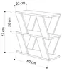 DECORTIE Lazena Modern Side End Couchtisch Weiß Mehrzweck 3 Produktbild-Vorschau 7
