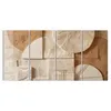 DEQORI Glasbild Echtglas 4x30x60 cm 'Wüstengeometrie' Produktbild-Vorschau 2