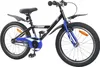 vidaXL Kinderfahrrad 18 Zoll für 5-7 Jahre alt Schwarz Produktbild-Vorschau 1
