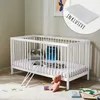 Lit bébé lit d'enfant lit à barreaux réglable en hauteur & Voir les images du produit 1