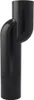A black plumbing fitting, likely for a toilet or drain. Produktbild-Vorschau