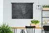 MuchoWow® Wandteppich Wandbehang Beton - Schwarz - Riss Produktbild-Vorschau 2