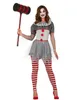 Sassy Clown Damen Kostüm für Erwachsene an Halloween und Produktbild-Vorschau 1