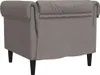 CLORIS Chesterfield-Sessel Taupe Stoff 372543 Produktbild-Vorschau 6