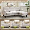 Merax 3-zits hoekbank in L-vorm met chaise longue en 6 Productafbeelding-voorbeeld 10