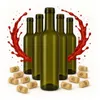 Set van 70 bruine glazen flessen van 375 ml, geschikt voor Productafbeelding-voorbeeld 2