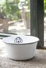 LS-LebenStil Vintage Fressnapf für Hunde Emaille Weiß Produktbild-Vorschau 5
