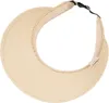 styleBREAKER Papierstroh Visor Cap einfarbig | Sonnenvisier Produktbild-Vorschau 5