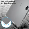 A close-up of a clear phone case on a cracked concrete and tile background, highlighting its shock-absorbing corners. Náhľad obrázku produktu