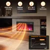 Kominek elektryczny COSTWAY 1500W z ogrzewaniem, Podgląd zdjęcia produktu 4